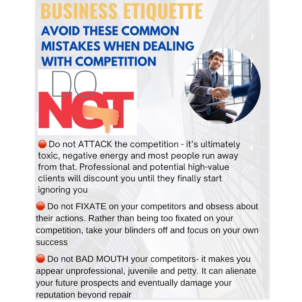 Competition Business Etiquette Guide